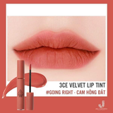 3CE VELVET LIP TINT #GOING RIGHT - CAM HỒNG ĐẤT