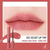 3CE VELVET LIP TINT #NEAR AND DEAR - ĐỎ ĐẤT